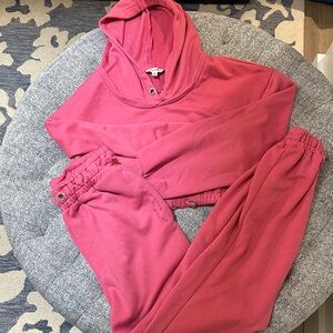 For Love And Lemons Pink Sweat Set